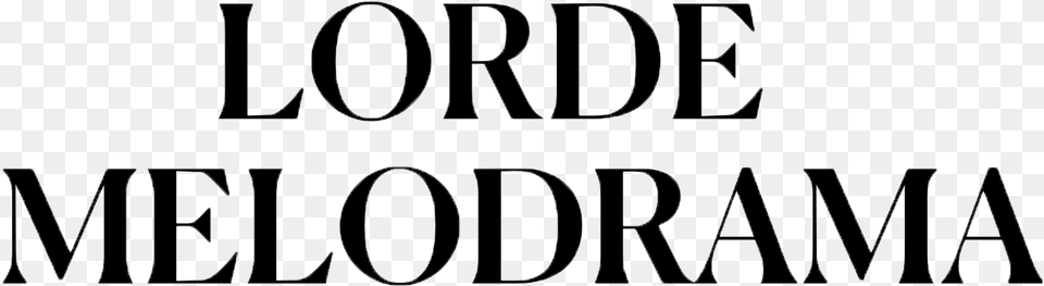 Lorde Melodrama Logo Lorde Melodrama, Text, Alphabet Free Png Download