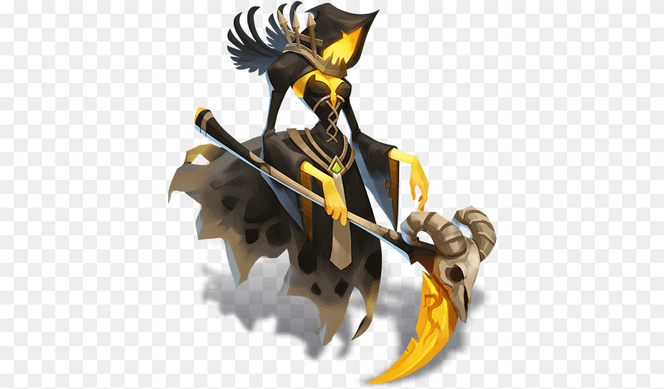 Lords Mobile Grim Reaper, Knight, Person, Sword, Weapon Png Image