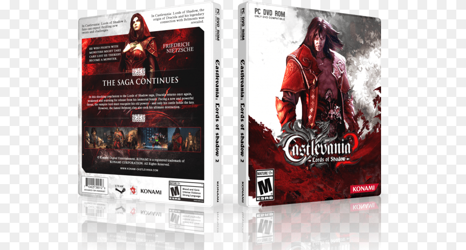 Lords Of Shadow 2 Box Art Cover Castlevania Lords Of Shadow 2 Cover Pc, Adult, Poster, Person, Woman Png