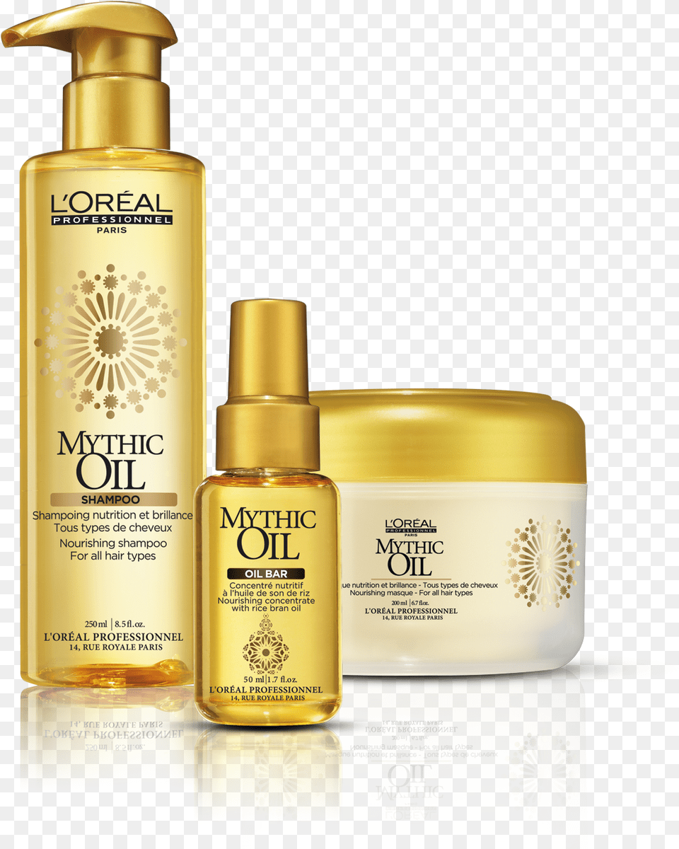 Loreal Mythic Oil L Oral Professionnel, Bottle, Cosmetics, Perfume, Lotion Png