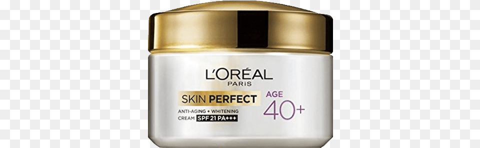 Loreal Skin Perfect Anti White Spf21 Age40 Ml50 L Oreal Paris Cream, Bottle, Face, Head, Person Free Png Download