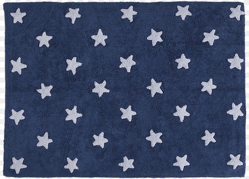 Lorena Canals Washable Rug Navy Starswhite, Flag, Home Decor Png