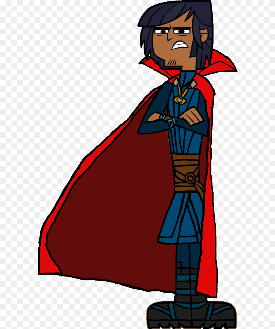 Lorenzo As Doctor Strange Cartoon, Book, Cape, Clothing, Comics Free Png