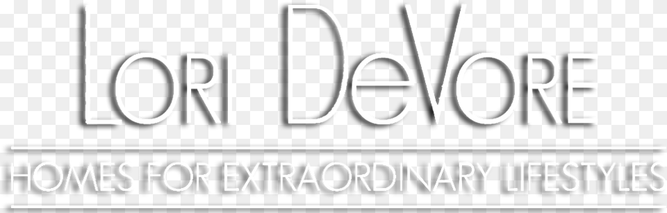 Lori Devore Logo White Drop Shadow 2 Graphics, Text Png
