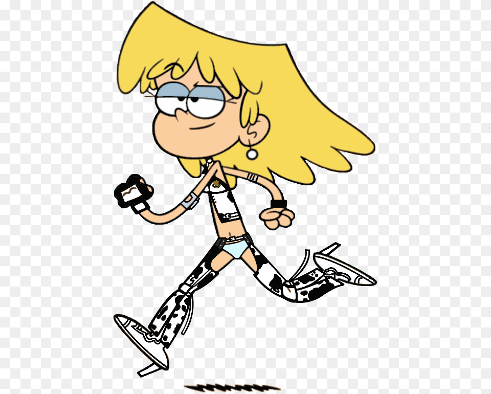 Lori Loud As Dixie Clemets Running Rumble Roses, Book, Comics, Publication, Person Free Png
