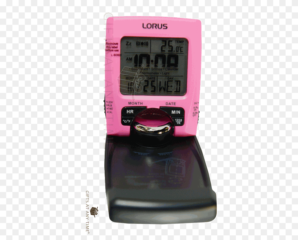 Lorus Travel Digital Lcd Alarm Clock Lhl031p Electronics, Digital Watch, Gas Pump, Machine, Pump Png Image