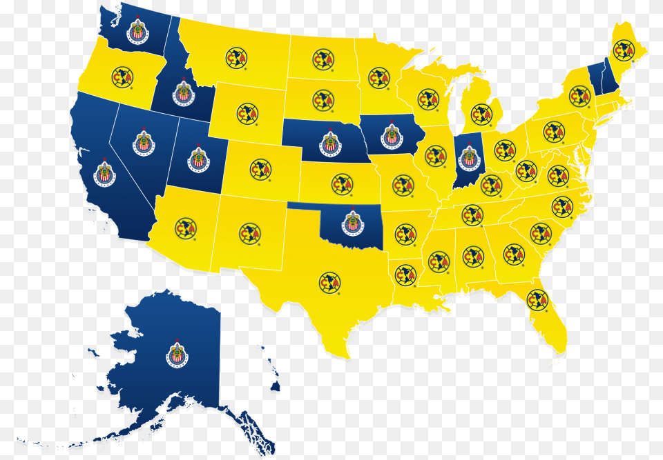 Los 5 Equipos Ms Populares En Estados Unidos En Los Alaska Flag Throw Blanket, Chart, Plot, Map, Atlas Free Transparent Png