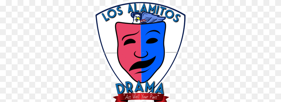 Los Alamitos Drama, Badge, Logo, Symbol, Face Free Png