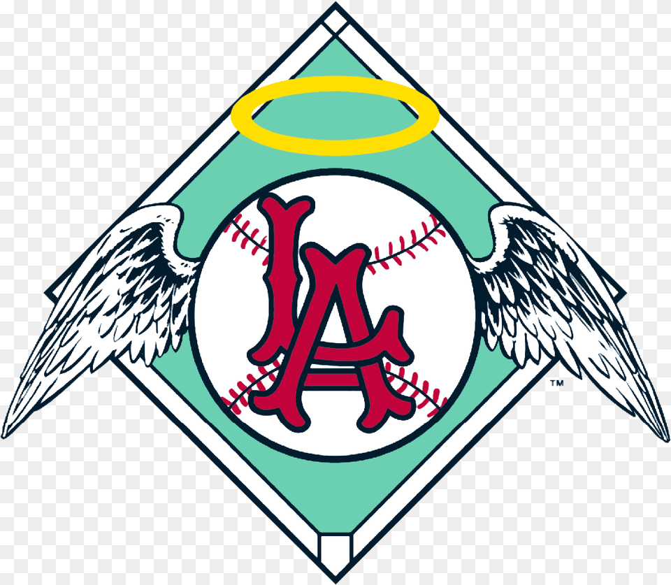 Los Angeles Angels Logo, Emblem, Symbol, Animal, Bird Png Image