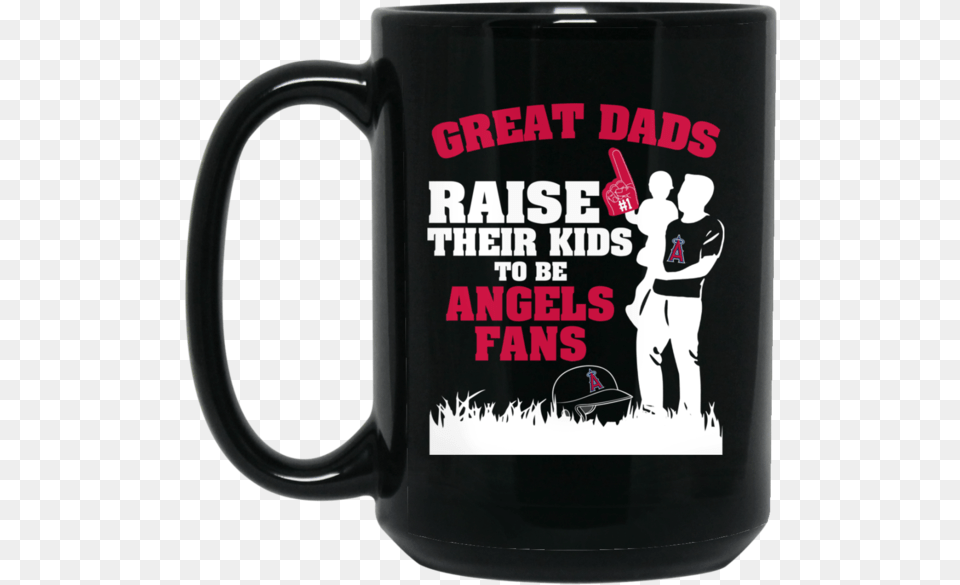 Los Angeles Angels Of Anaheim Father Mug Great Dads T Shirt, Cup, Baby, Person, Beverage Free Png