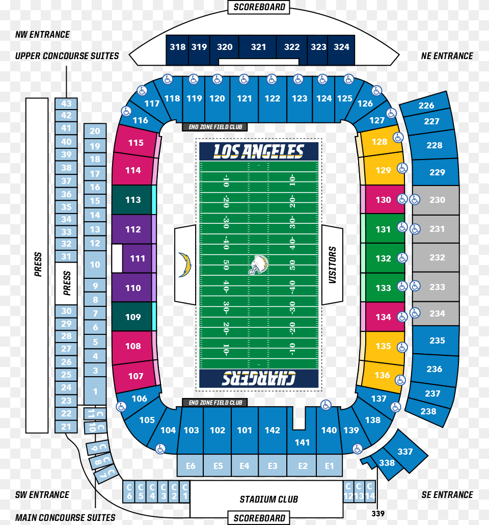 Los Angeles Chargers, Scoreboard, Architecture, Arena, Building Free Png