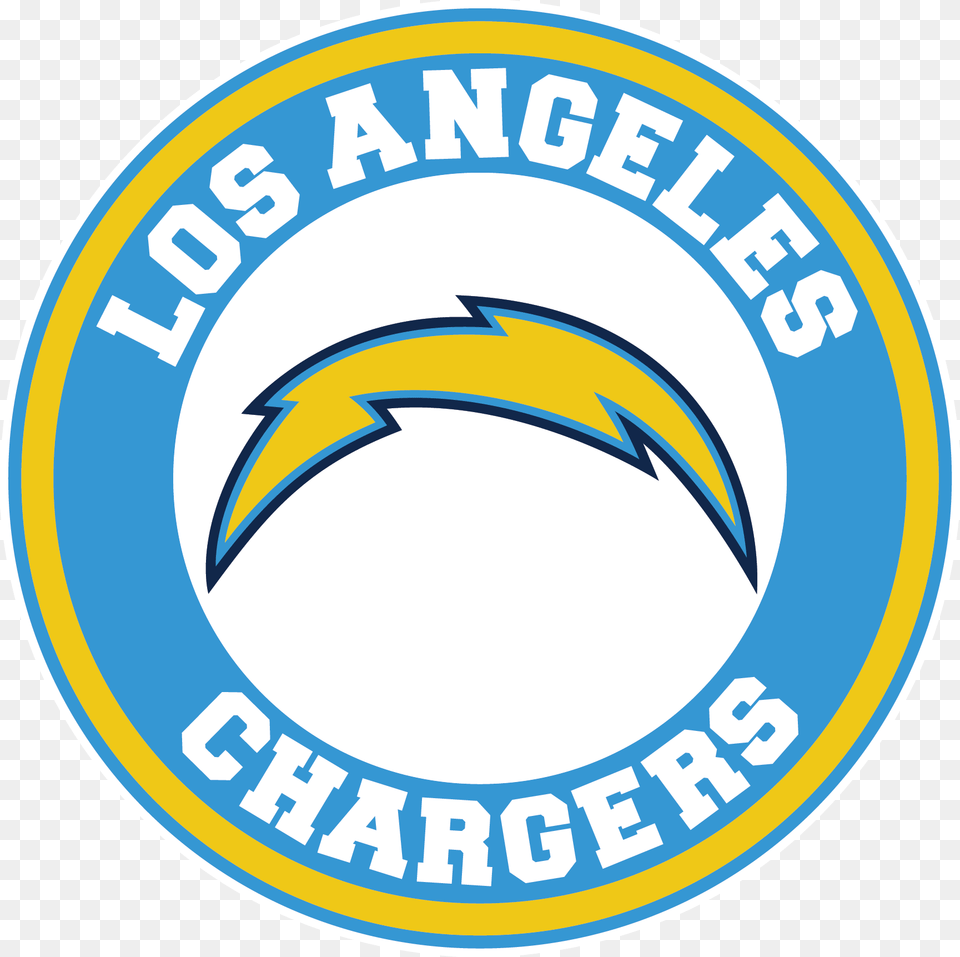 Los Angeles Chargers Circle Logo Vinyl La Chargers Logo In Circle Free Transparent Png
