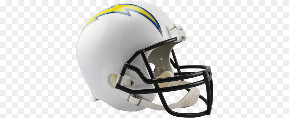 Los Angeles Chargers Nfl Full Size Helmet Replica San Diego Chargers Full Size Replica Football Helmet, American Football, Football Helmet, Sport, Person Png