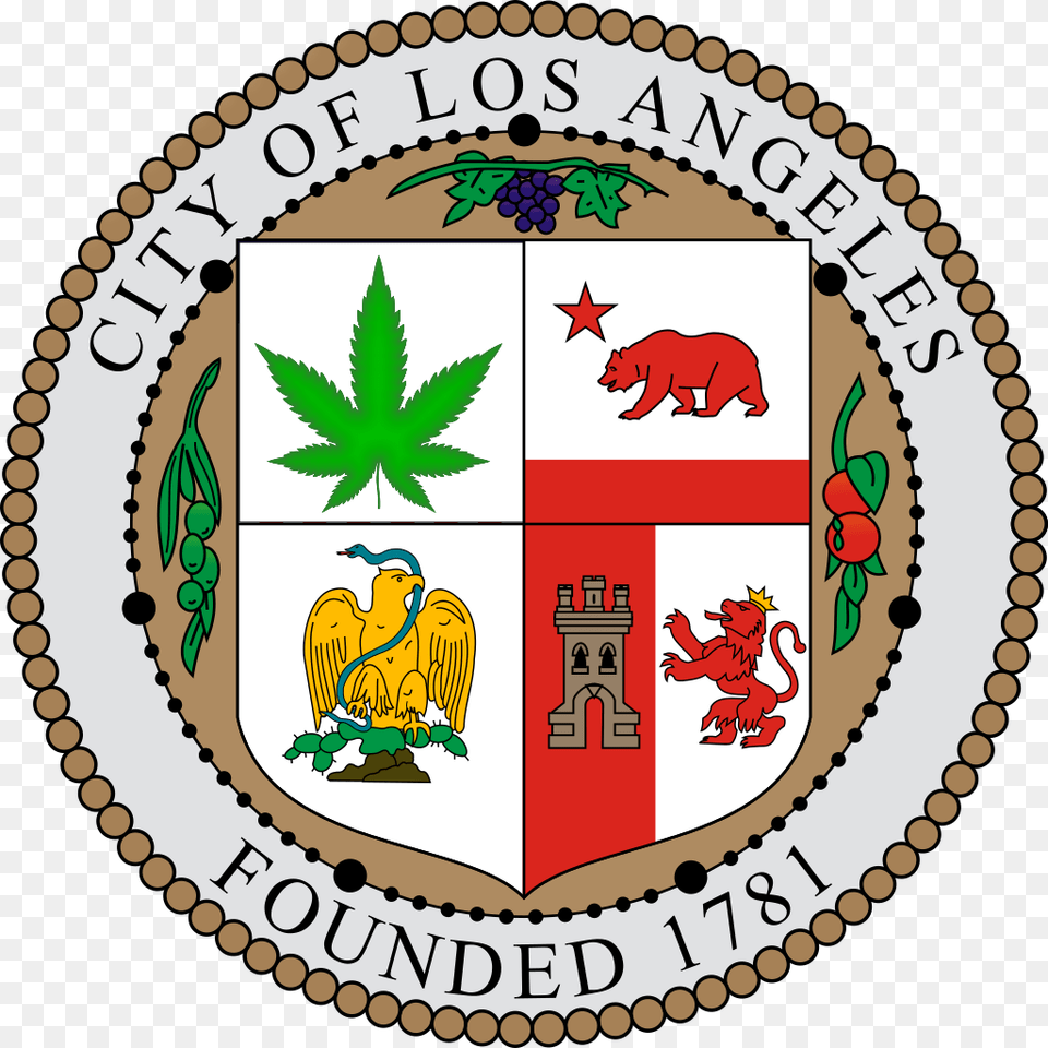 Los Angeles City Logo, Animal, Mammal, Bear, Wildlife Free Png Download