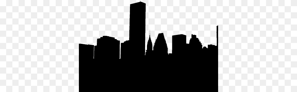 Los Angeles Cityscape Silhouette Lines From A Player Book, City, Metropolis, Urban, Architecture Free Png