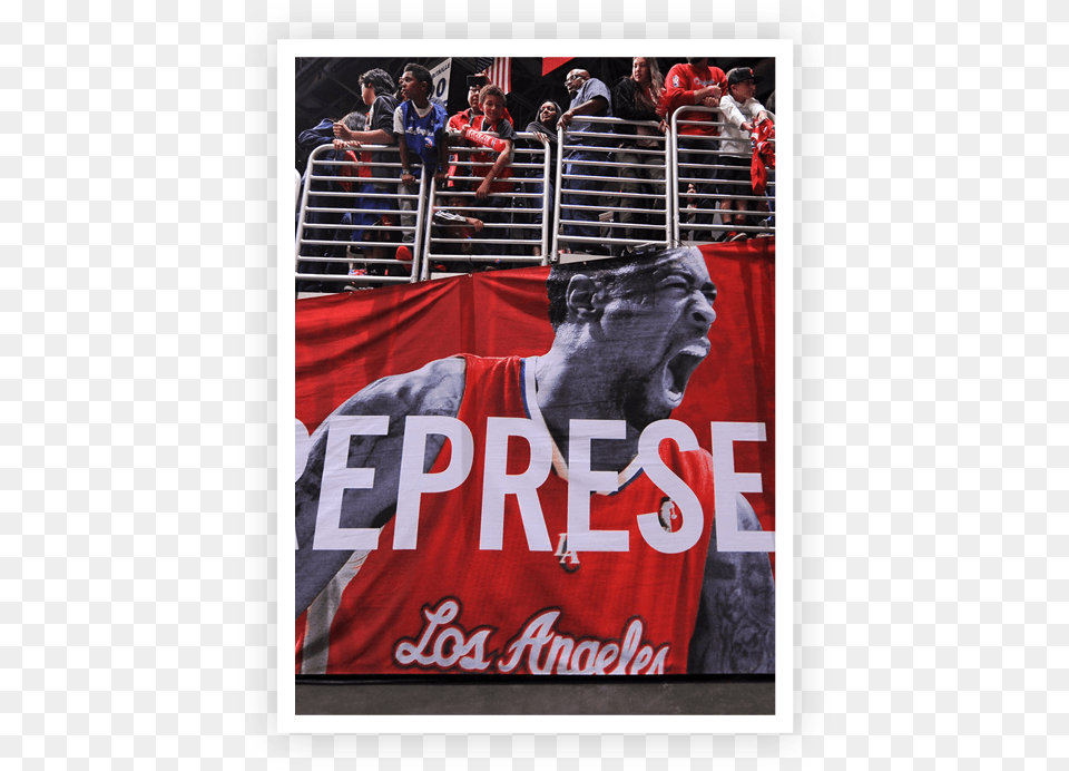 Los Angeles Clippers, Text, Banner, Person, Man Free Transparent Png