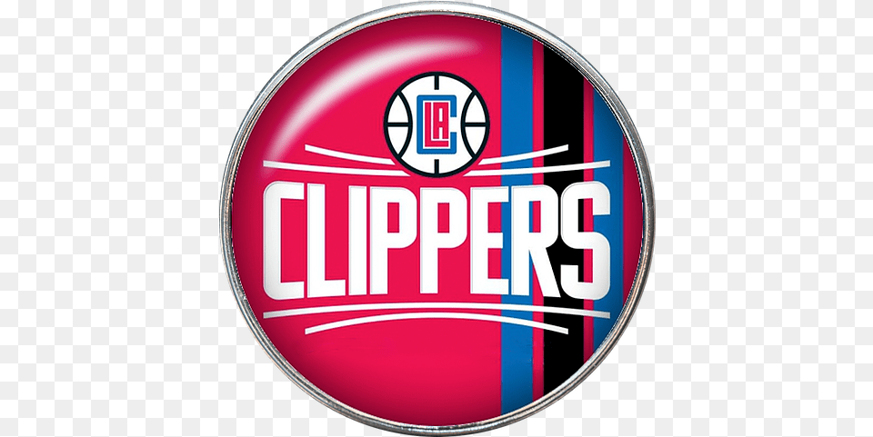 Los Angeles Clippers Nba Circle, Badge, Logo, Symbol, Disk Free Transparent Png