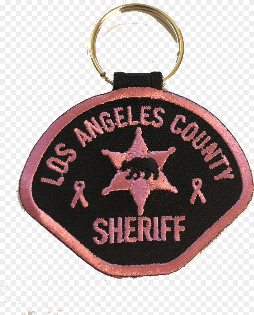 Los Angeles County Sheriff S Department Pink Patch, Accessories, Badge, Bag, Handbag Png Image
