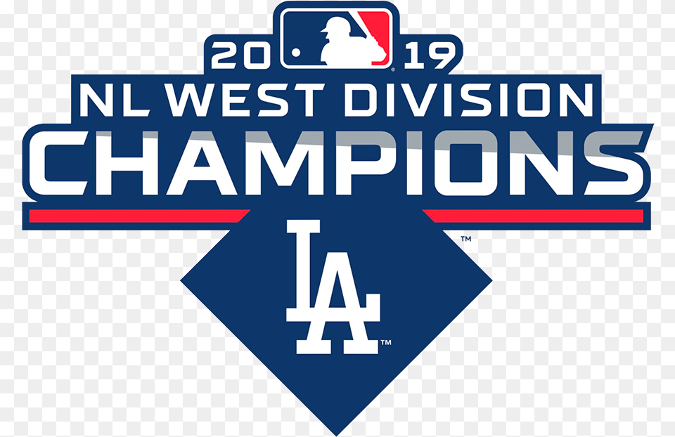 Los Angeles Dodgers Champion Logo Major League Baseball Logo, Sign, Symbol, Scoreboard Free Transparent Png