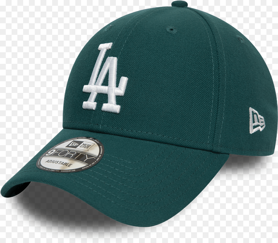 Los Angeles Dodgers Essential Green 9forty Cap New, Baseball Cap, Clothing, Hat Png Image
