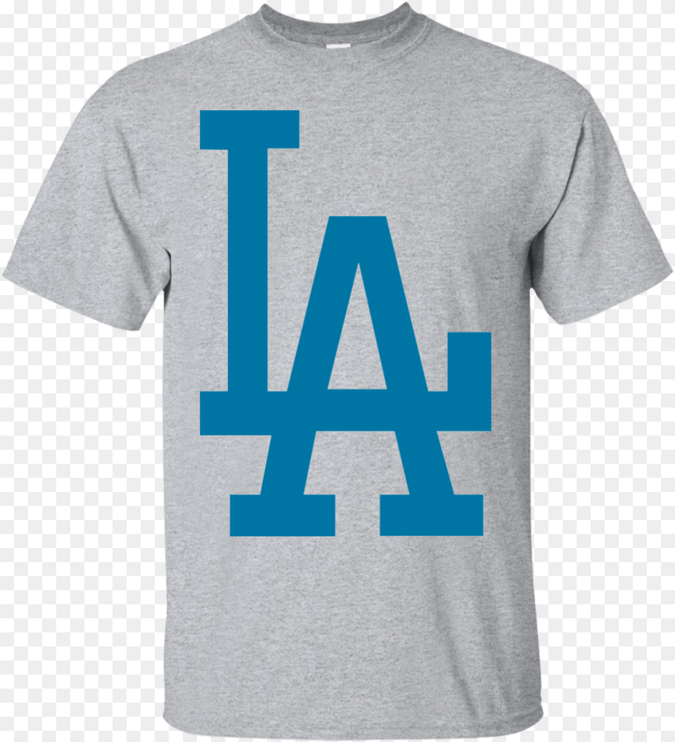 Los Angeles Dodgers Logo Men39s T Shirt Red La Dodger Logo, Clothing, T-shirt Free Png