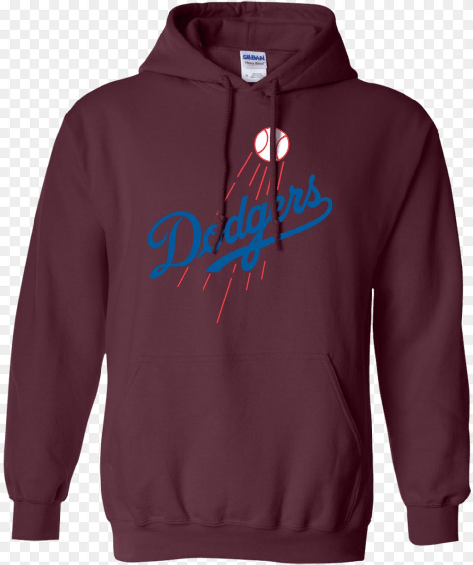 Los Angeles Dodgers Pullover Hoodie Sweatshirt, Clothing, Hood, Knitwear, Sweater Png