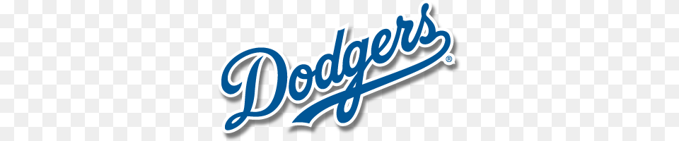 Los Angeles Dodgers Text Logo Free Transparent Png