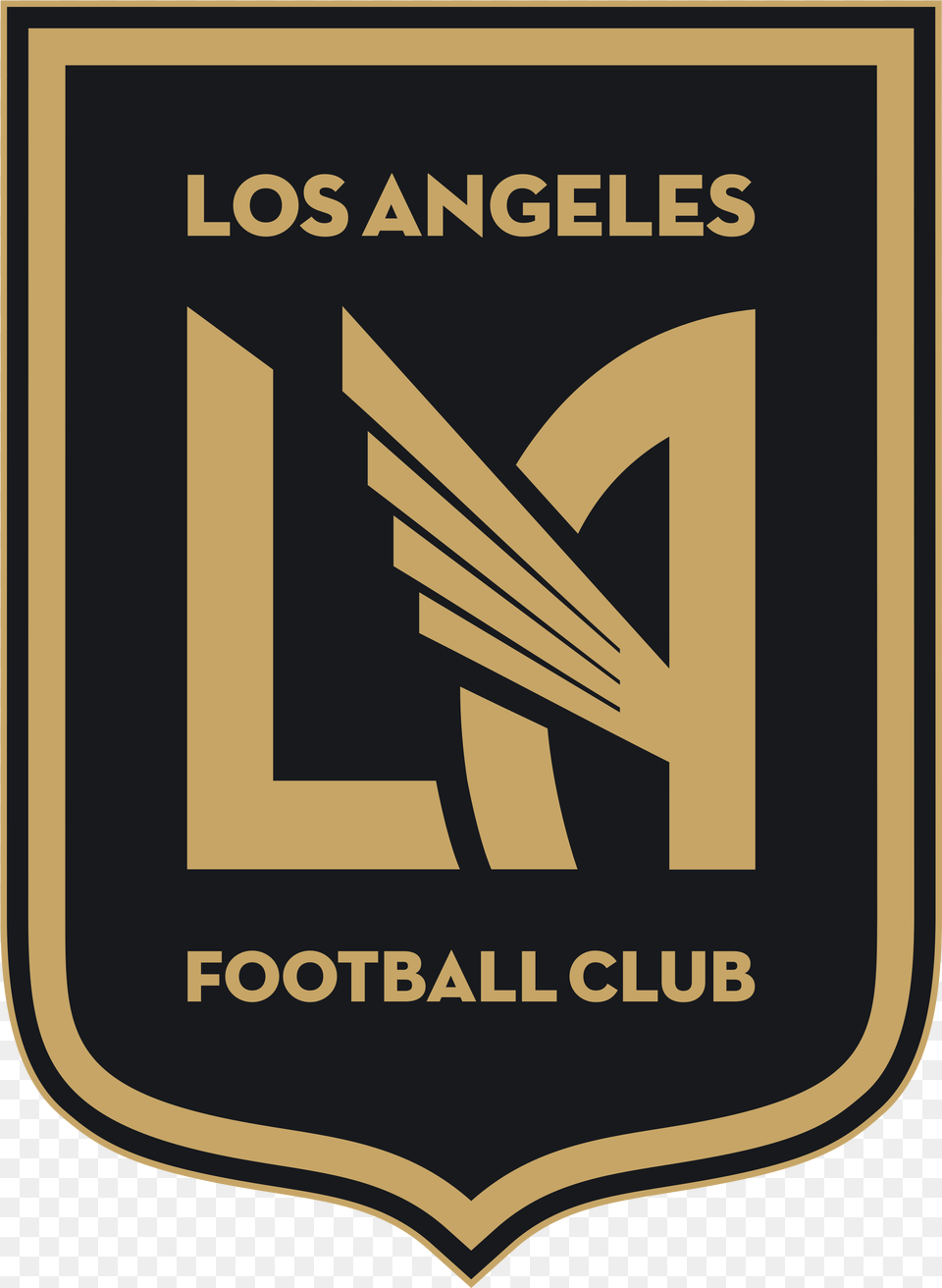 Los Angeles Fc Logo, Badge, Symbol, Emblem, Text Png