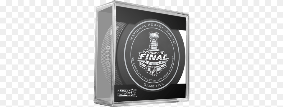 Los Angeles Kings Stanley Cup Final Game 5 Cubed Puck Hockey Fights Cancer Puck, Emblem, Symbol, Electronics, Speaker Free Png