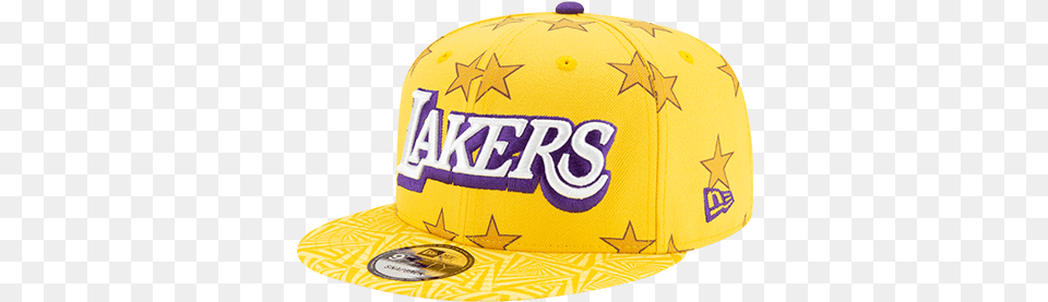 Los Angeles Lakers 9fifty City Edition Star Snapback Cap Gold For Baseball, Baseball Cap, Clothing, Hat, Birthday Cake Free Png Download