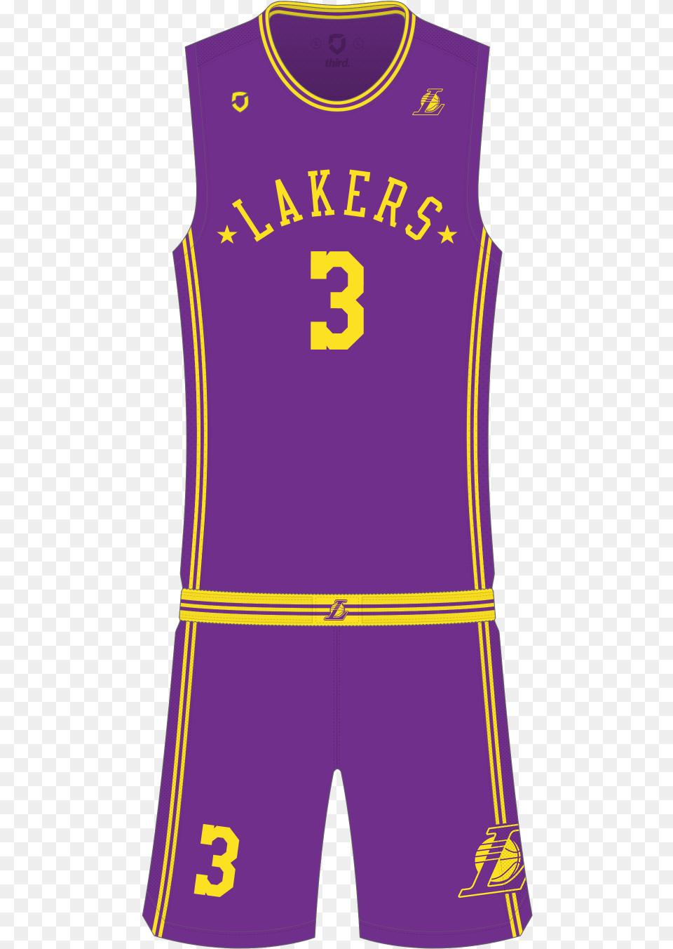 Los Angeles Lakers Alternate Sports, Clothing, Shirt, Shorts, Jersey Png Image