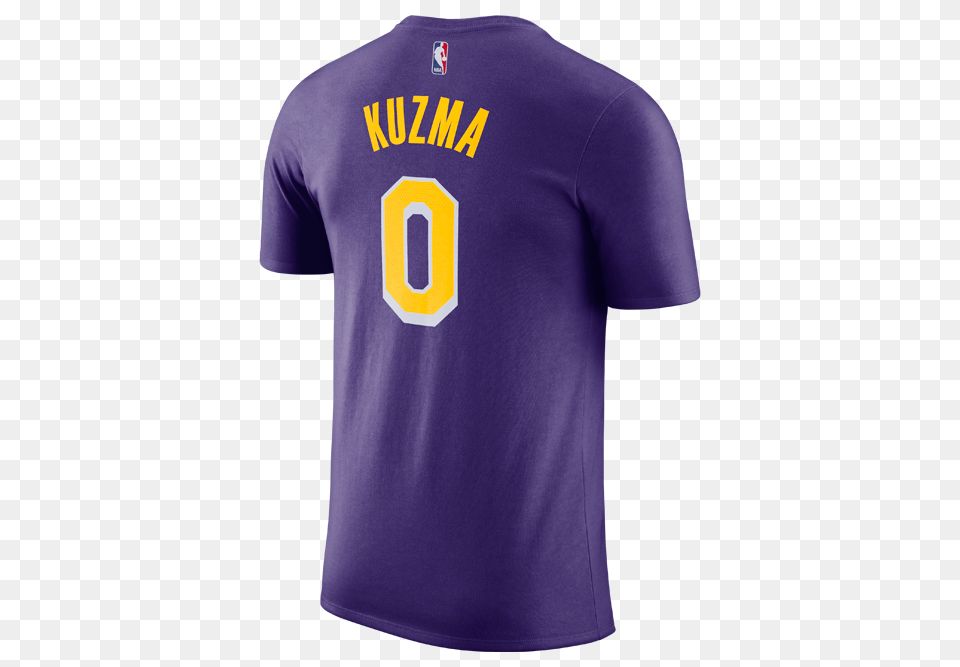 Los Angeles Lakers Kyle Kuzma Statement Edition Player T Shirt, Clothing, T-shirt, Jersey Free Transparent Png