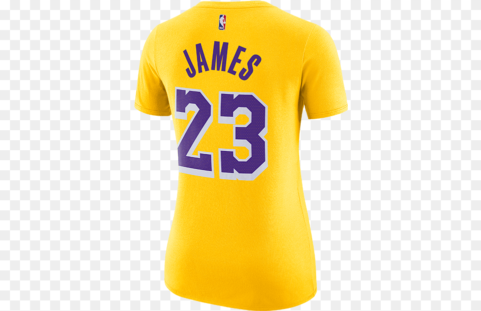 Los Angeles Lakers Lebron James Women39s Icon Player Lakers Lebron T Shirts, Clothing, Shirt, T-shirt, Jersey Free Png Download