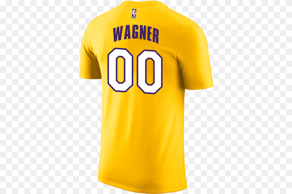 Los Angeles Lakers Moritz Wagner Icon Player T Shirt Los Angeles Lakers, Clothing, T-shirt, Jersey Free Png Download