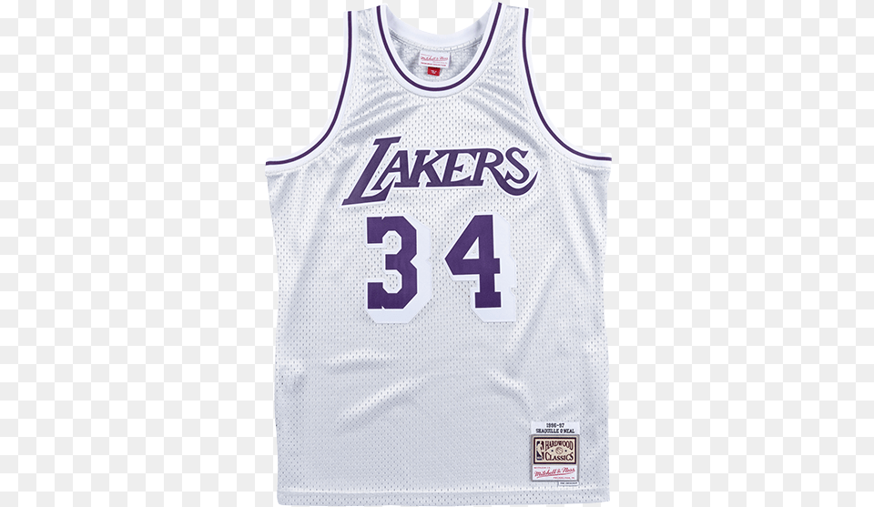 Los Angeles Lakers Platinum Shaquille O Neal Swingman Shaquille O Neal Platinum Jersey, Clothing, Shirt, T-shirt Free Png Download