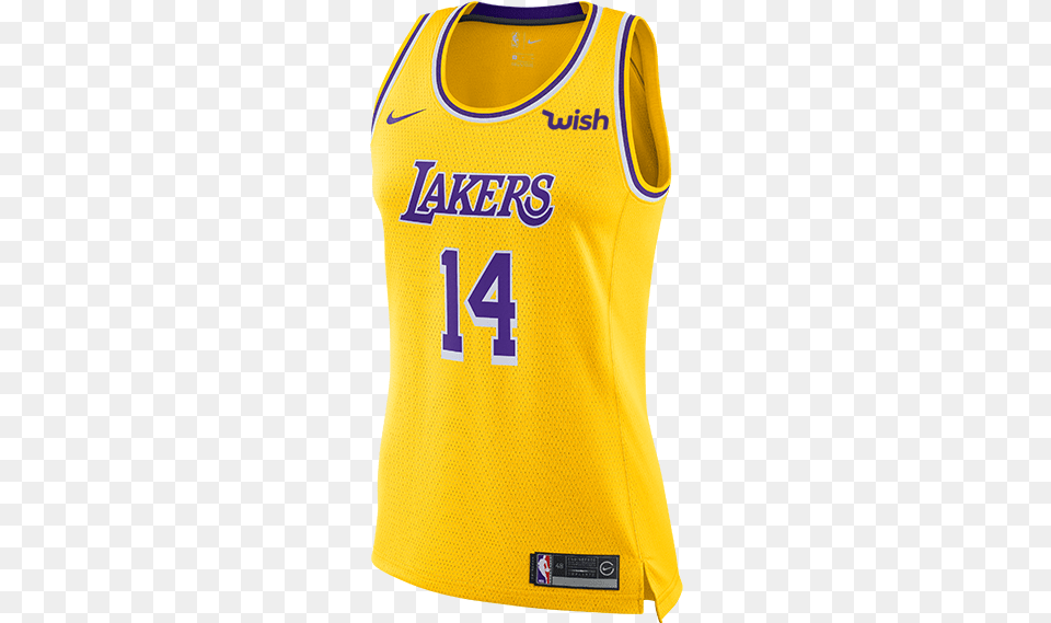 Los Angeles Lakers Women39s Brandon Ingram 2018 19 Icon Rajon Rondo Lakers Jersey, Clothing, Shirt Png