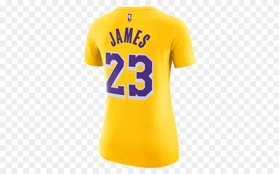 Los Angeles Lakers Womens Lebron James Icon Edition Player T, Clothing, Shirt, T-shirt, Jersey Png Image