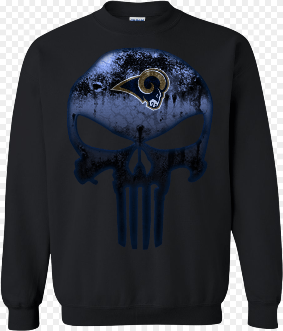 Los Angeles Rams Football The Punisher Skull Shirts Los Angeles Rams, Clothing, Hoodie, Knitwear, Sweater Free Png