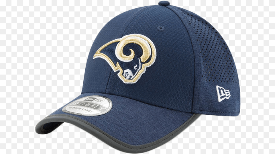 Los Angeles Rams Official Training 39thirty Hat Los Angeles Rams New Era 2017 Kids Nfl Training Camp, Baseball Cap, Cap, Clothing Free Transparent Png