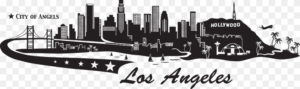 Los Angeles Skyline, City, Metropolis, Urban, Chart Free Transparent Png