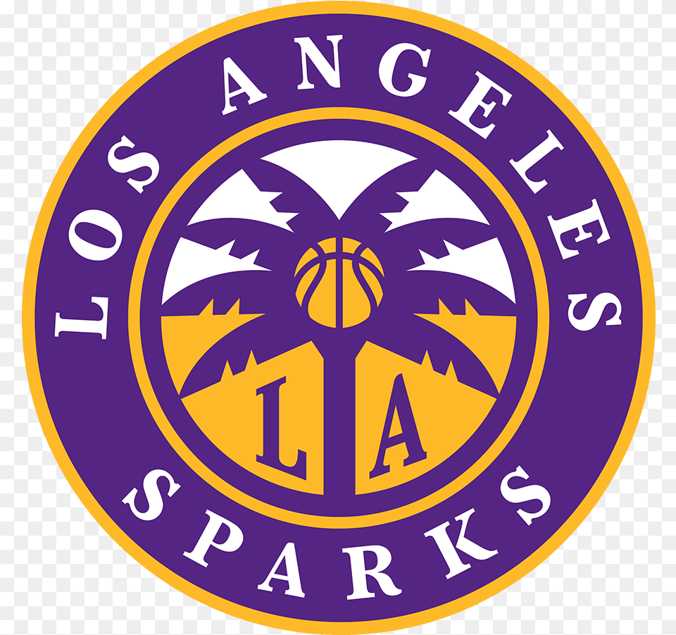 Los Angeles Sparks Primary Logo Los Angeles Sparks, Badge, Symbol, Emblem Free Png