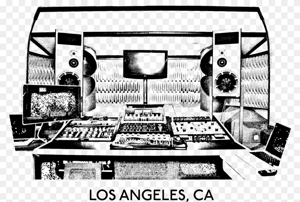 Los Angeles Studio V2 Monochrome, Architecture, Building, Aircraft, Transportation Free Transparent Png