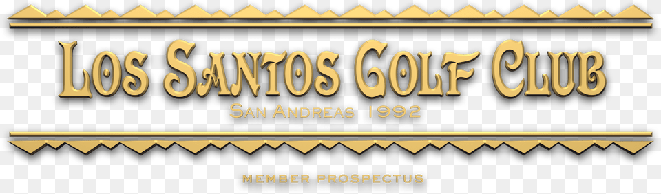Los Santos Country Club Logo, Text Free Transparent Png