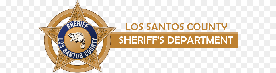 Los Santos Sheriff Dept, Badge, Logo, Symbol Free Png