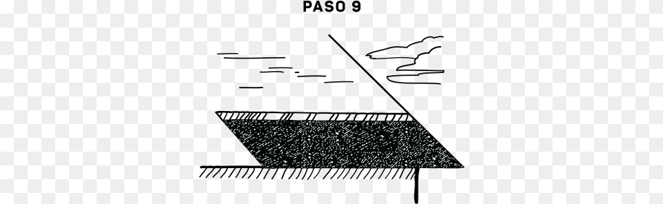 Los Traslapes Deben Tener Al Menos 15 Cm Y Deben Diagram, Triangle, Road, Lighting, Outdoors Free Png