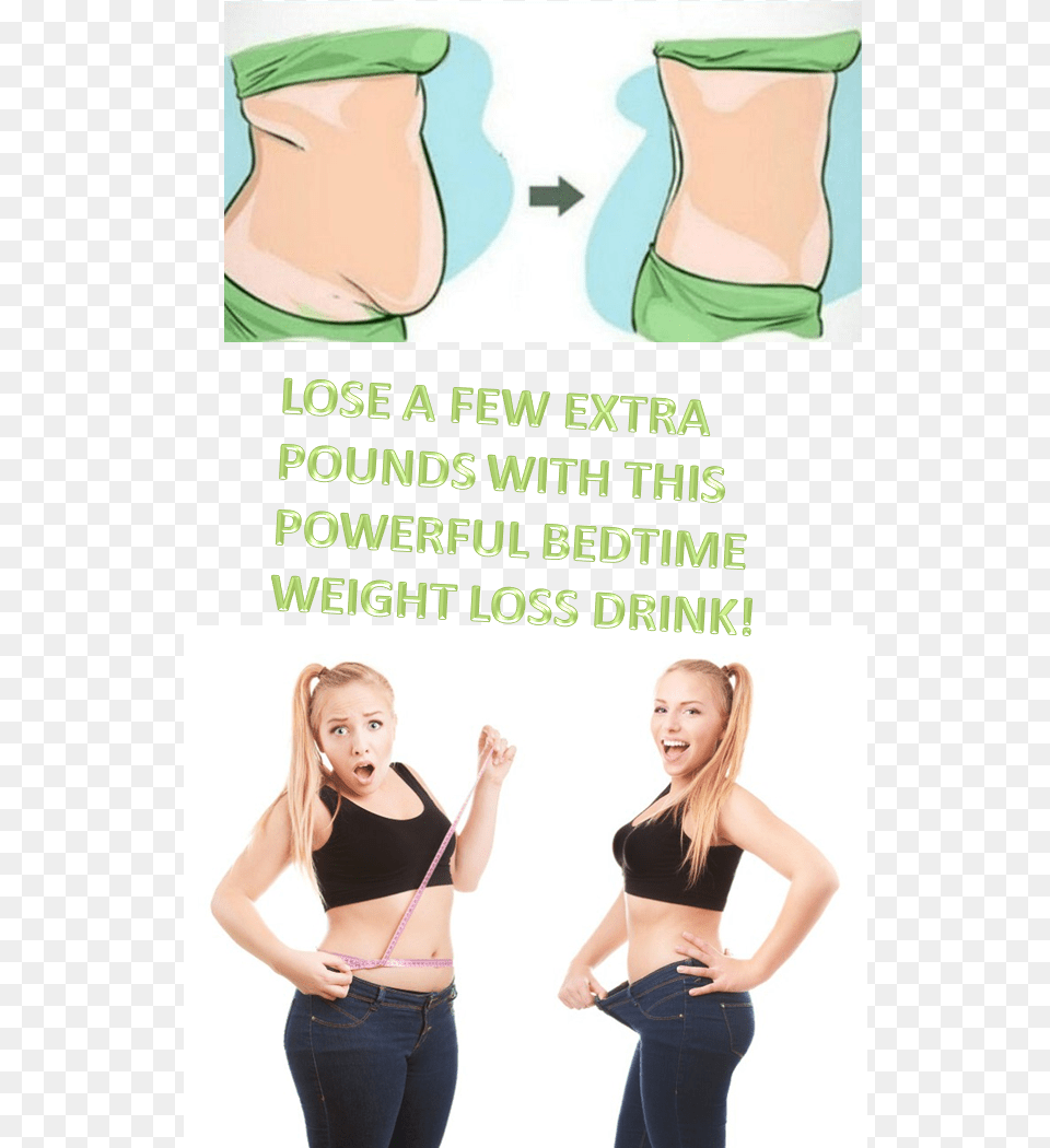 Lose A Few Extra Pounds With This Powerful Bedtime Women Postpartum Corset Waist Belly Buttock Belt Wrap, Adult, Person, Pants, Jeans Free Png