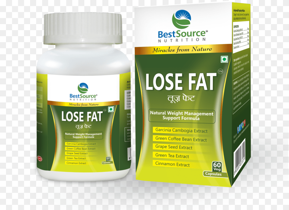 Lose Fat Bestsourcenutrition Com Bestsource Nutrition Lose Fat Capsule, Herbal, Herbs, Plant, Bottle Free Transparent Png