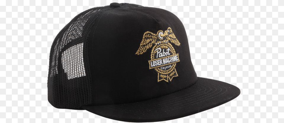 Loser Machine X Pabst Blue Ribbon Badge Trucker Hat Loser Machine, Baseball Cap, Cap, Clothing Png Image