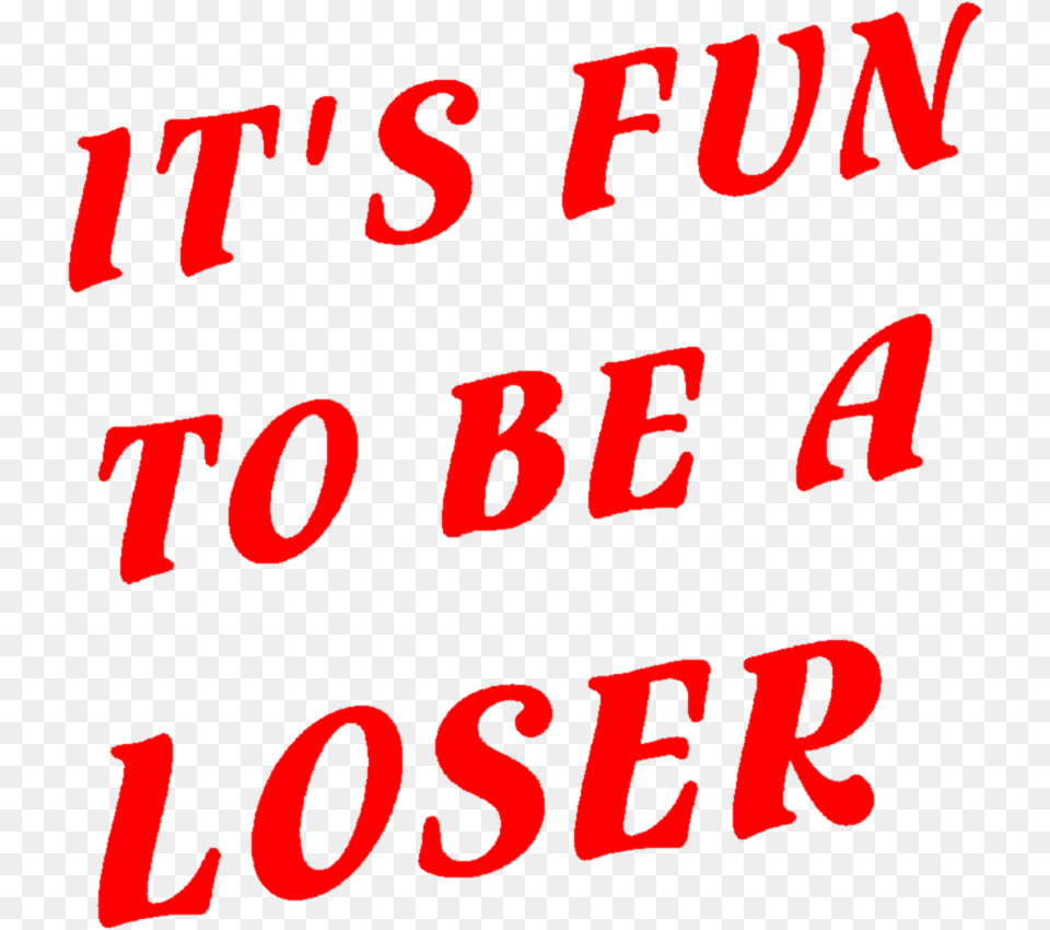 Loser Text Freetoedit Sticker Poster, Alphabet Free Transparent Png