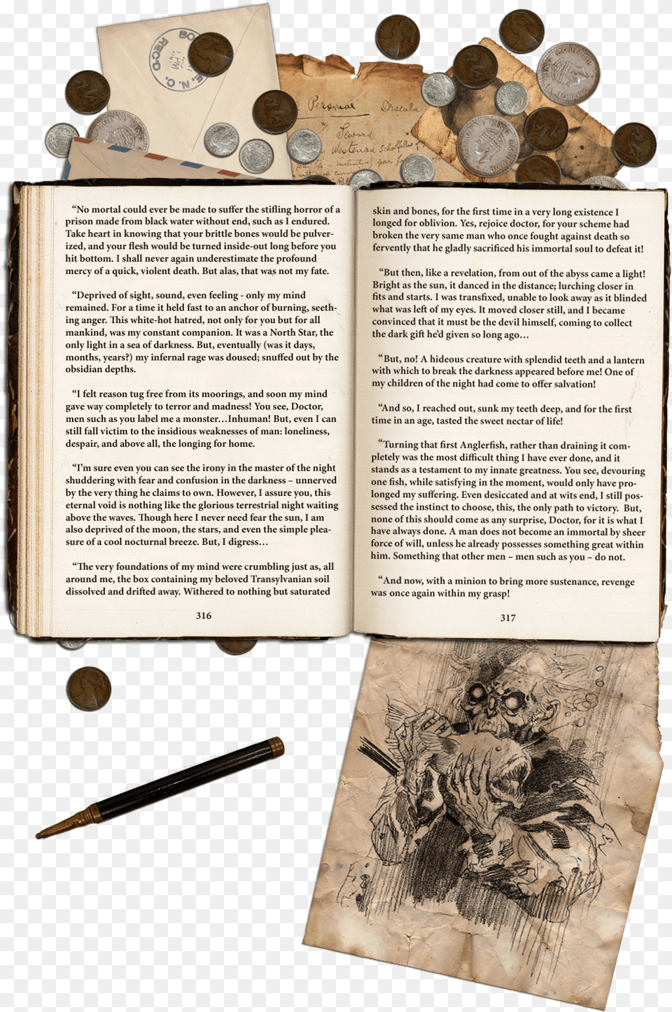 Lost Chapter Of Dracula, Book, Page, Publication, Text Free Transparent Png